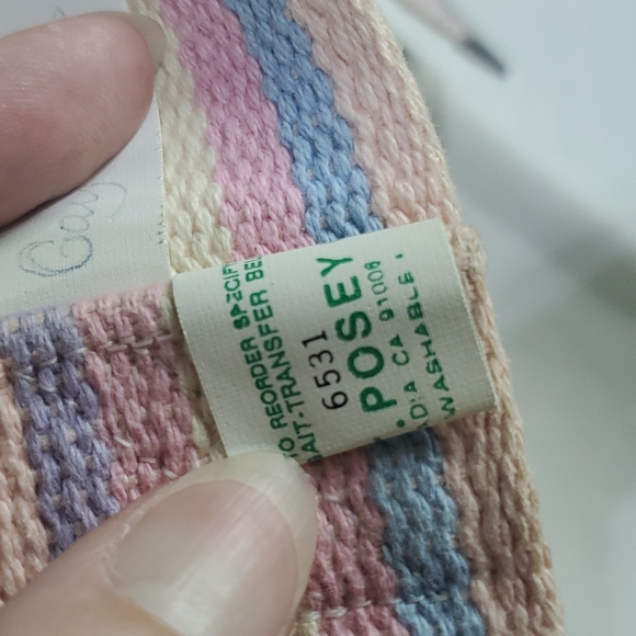 Retro pastel stripe adjustable belt - Picture 5 of 10